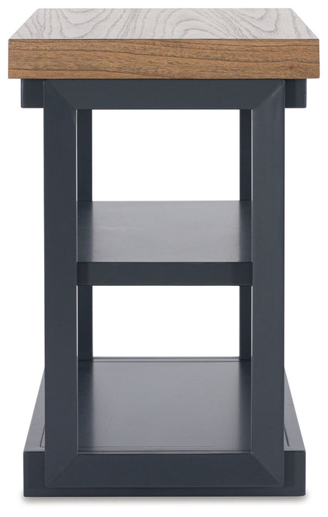 Landocken - Brown / Blue - Occasional Table Set (Set of 3) by Signature Design by Ashley® | Bel Furniture