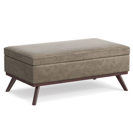 Owen - Multifunctional Square Coffee Table Storage Ottoman - view 2
