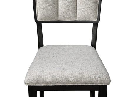Cline - Counter Height Chair (Set of 2) - Charcoal / Gray by Crown Mark | Bel Furniture