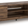 Zadilyn - TV Stand With Fireplace Option Dark Brown TV Stands by Signature Design by Ashley® | Bel Furniture