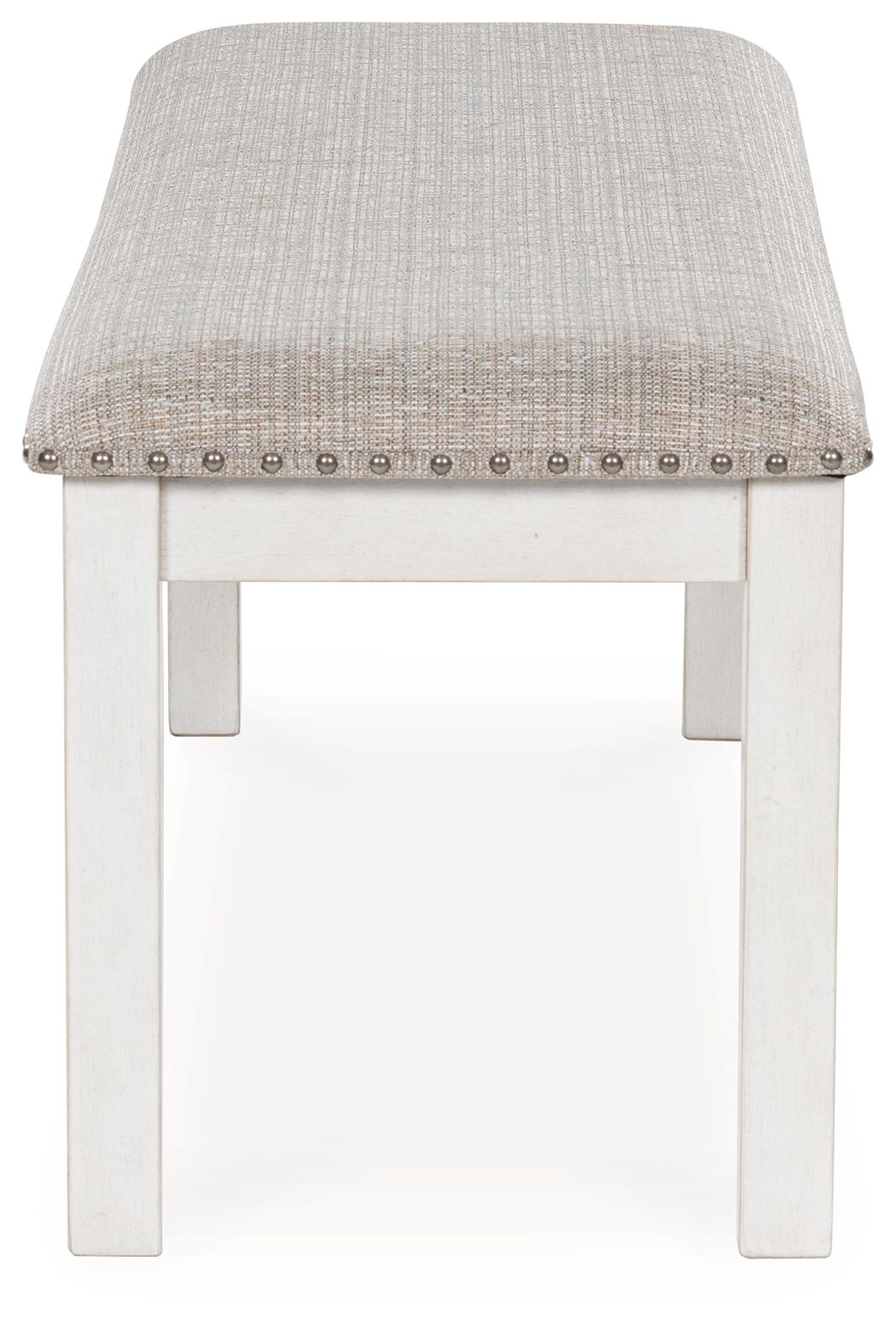 Robbinsdale - Antique White - Large Upholstered Dining Room Bench by Signature Design by Ashley® | Bel Furniture