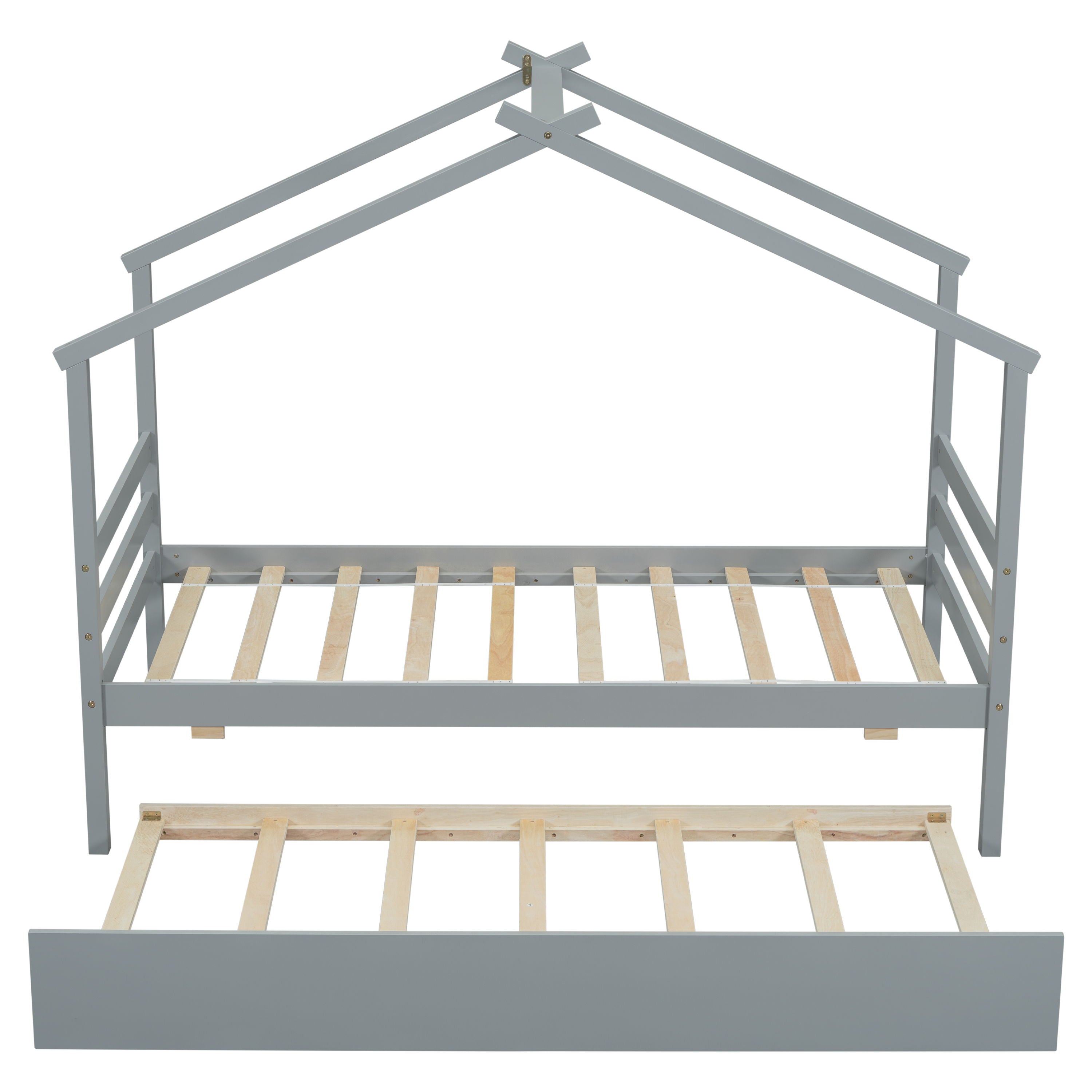 House-Shaped Bed With Trundle