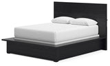 Londer - Black - Queen Panel Bed by Millennium® by Ashley | Bel Furniture