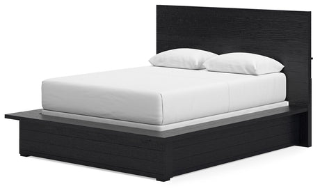 Londer - Black - Queen Panel Bed by Millennium® by Ashley | Bel Furniture