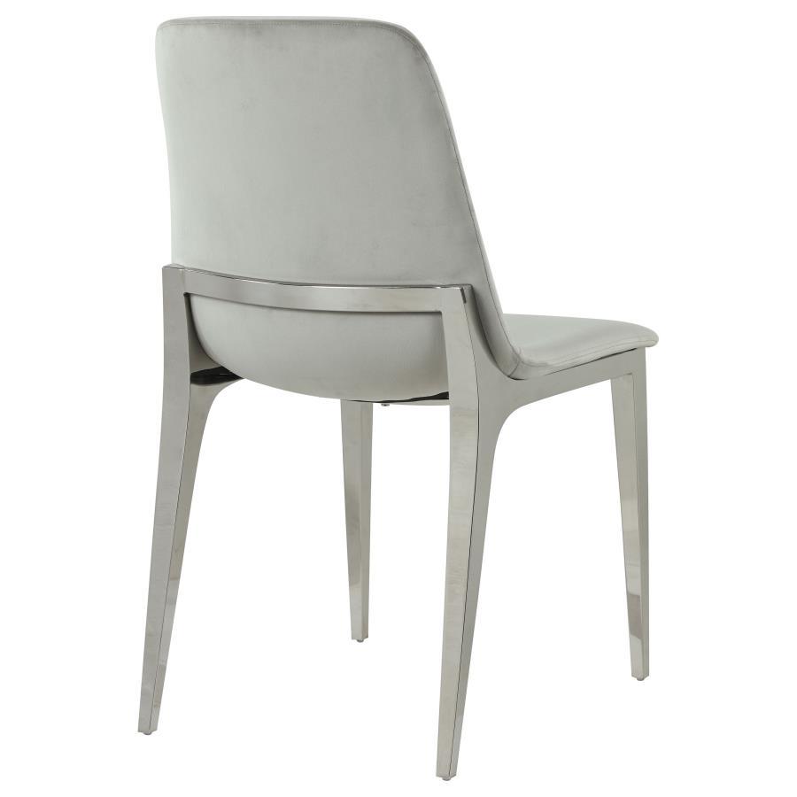 Irene - Upholstered Dining Side Chair (Set of 4) - Light Gray