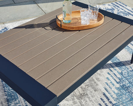East Beach - Blue - Rectangular Cocktail Table - view 3