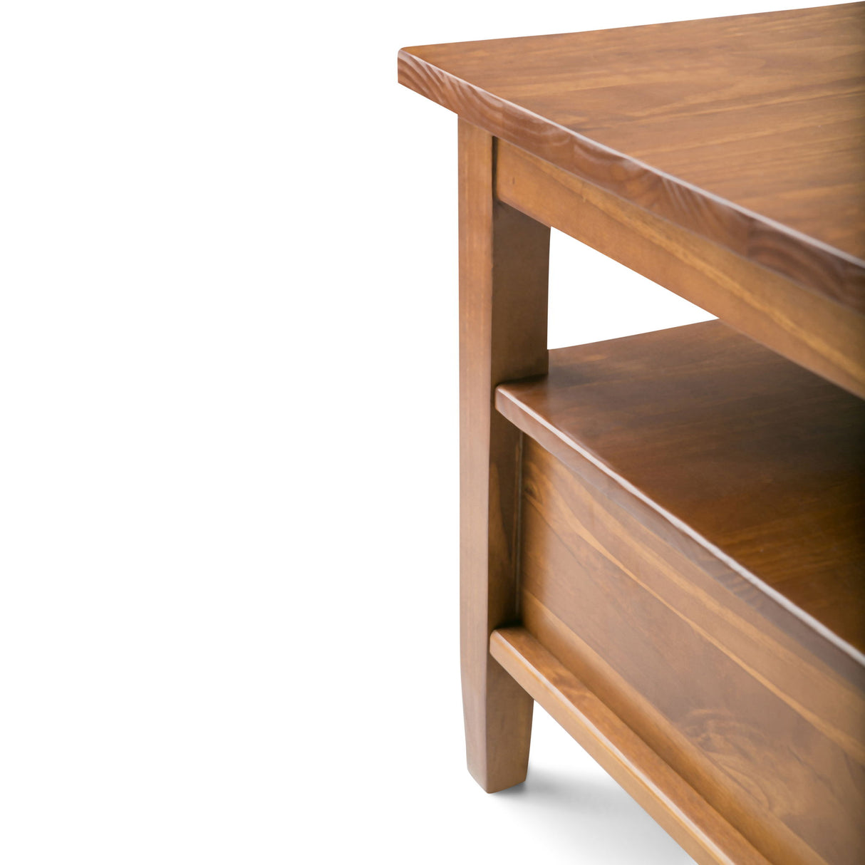 Warm Shaker - Coffee Table - Light Golden Brown by Simpli-Home | Bel Furniture