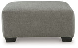 Clarington - Oversized Accent Ottoman - Greystone