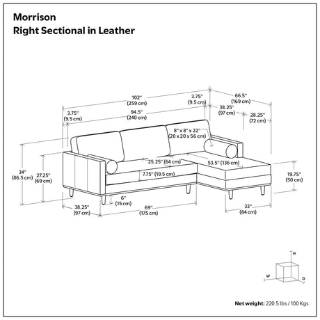 Morrison - Upholstered Sectional Sofa - view 8