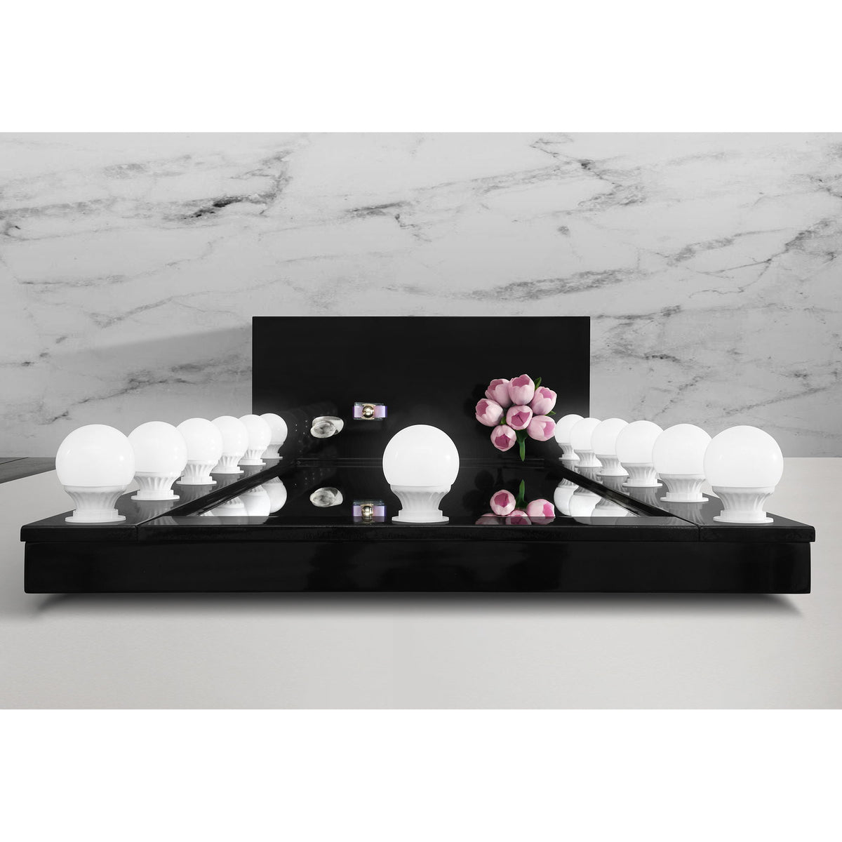 Elisa - Narrow Tall Mirror With Speaker And Drawer