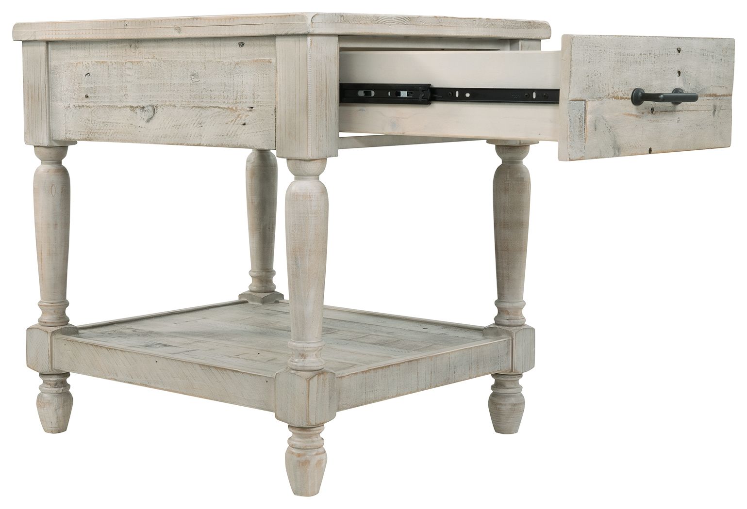 Shawnalore - Whitewash - Rectangular End Table