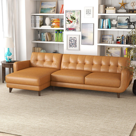 Allison - Mid-Century Modern Sectional Sofa Chaise - view 3