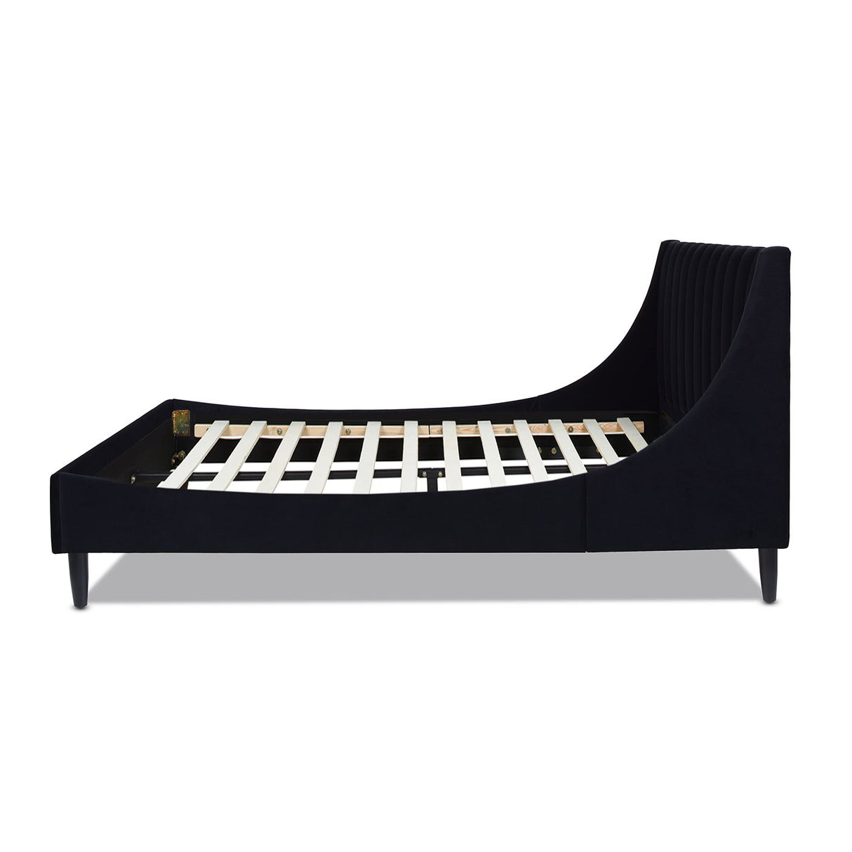 Aspen - Vertical Tufted Modern Headboard Platform Bed Set by Jennifer Taylor Home | Bel Furniture