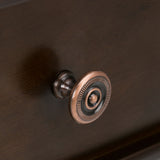 Carlton - Home Office Desk - Dark Tobacco Brown by Simpli-Home | Bel Furniture