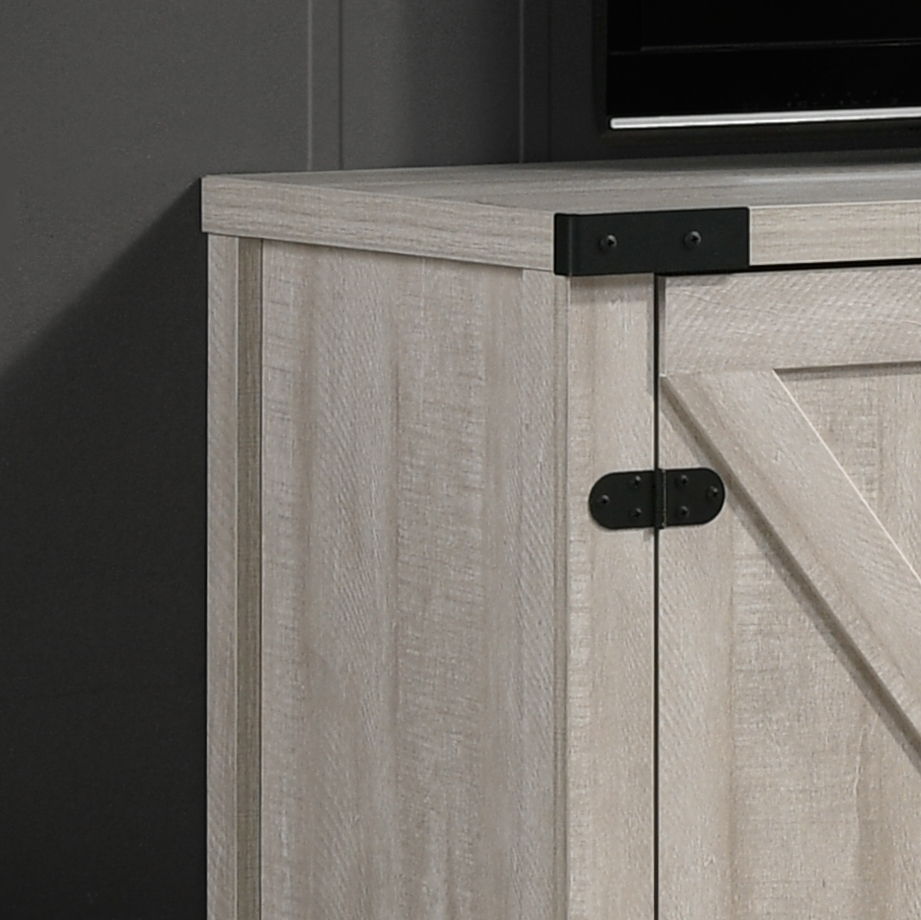 Salma - 58" Wide TV Stand With 2 Open Shelves And 2 Cabinets by Lilola Home | Bel Furniture