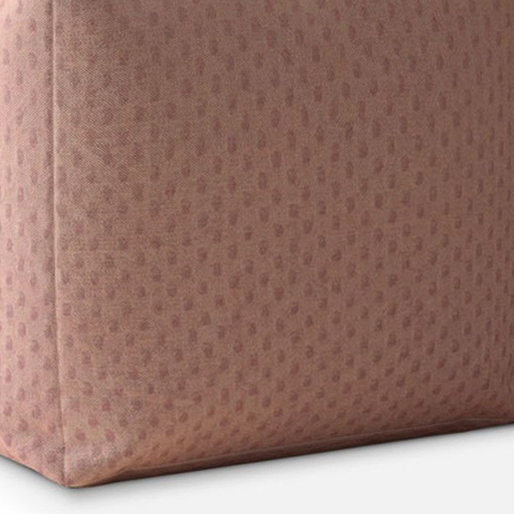 Polyester Pouf Ottoman - Pink