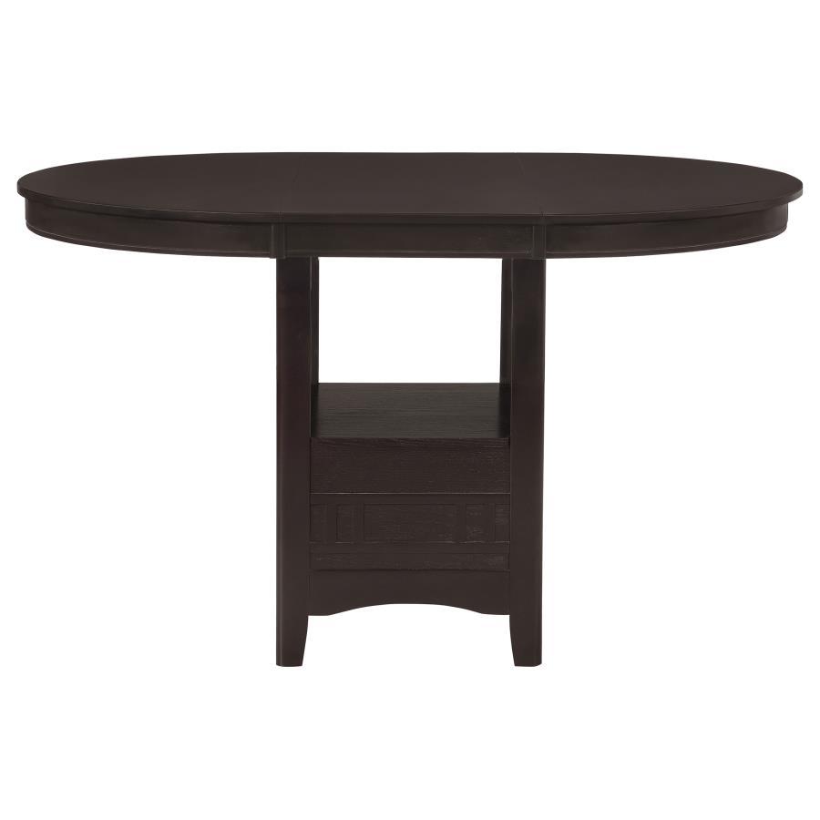 Lavon - Oval Extension Counter Dining Table - Espresso by CoasterEveryday | Bel Furniture