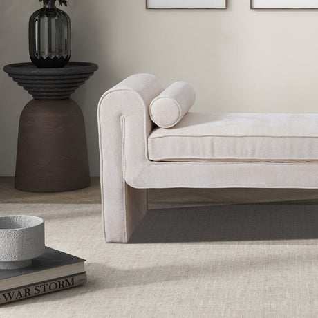 Regent - Bench - Cream by Ashcroft Furniture | Bel Furniture