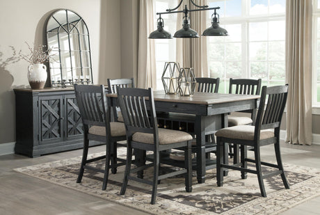 Tyler Creek - Dining Room Server - Black / Gray - view 2