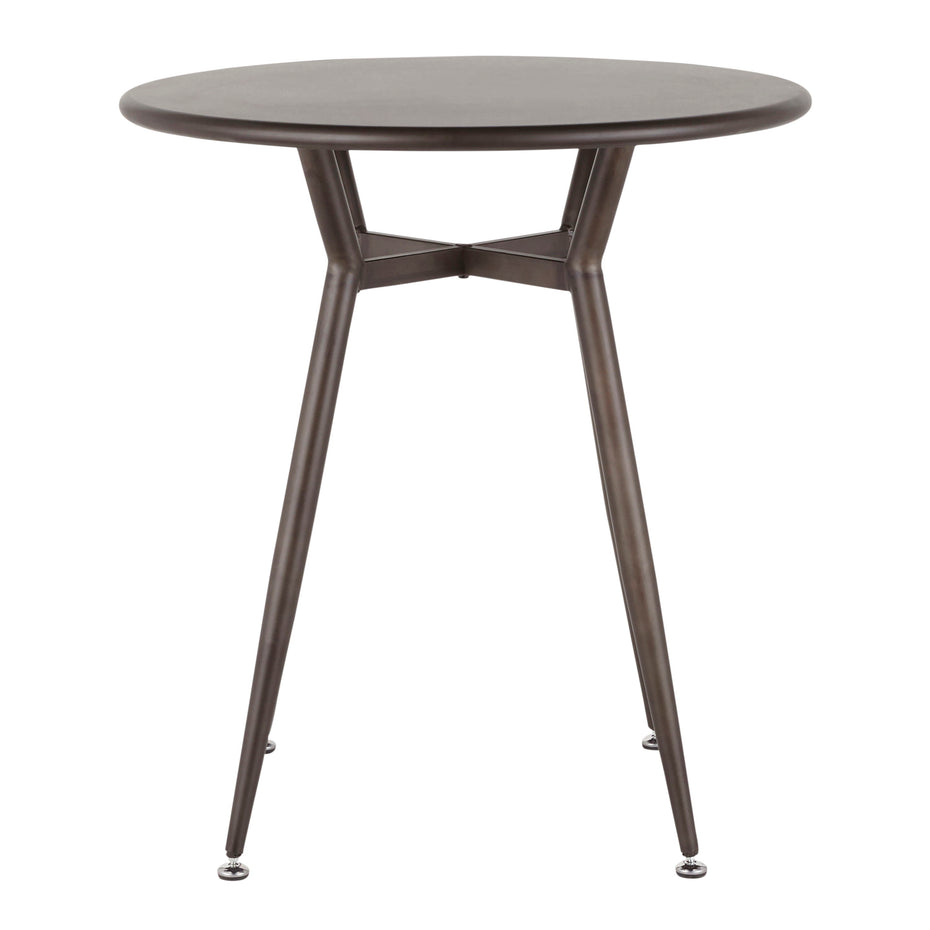 Clara - Industrial Round Dinette Table - Antique