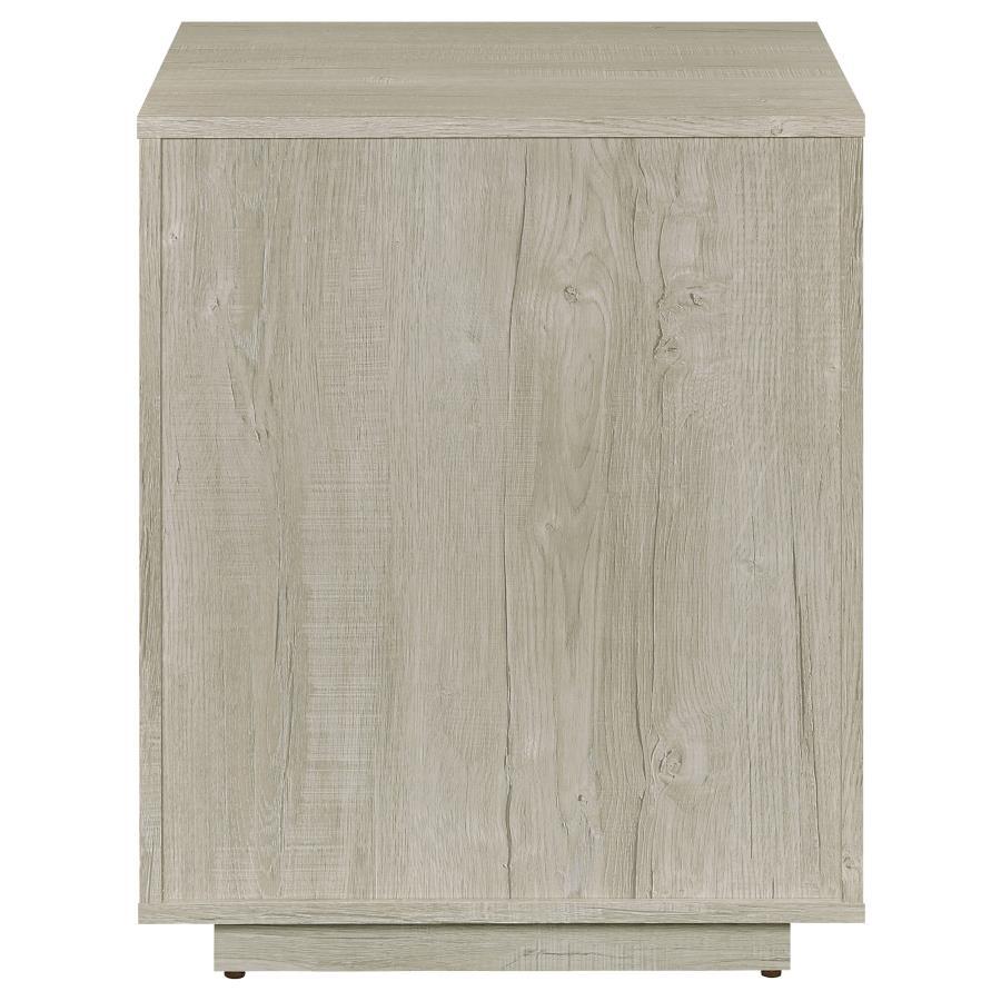 Loomis - 3-Drawer Home Office File Cabinet - Whitewashed Gray