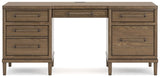 Roanhowe - Brown - Home Office Desk by Signature Design by Ashley® | Bel Furniture