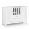 Bedford - Sideboard Buffet And Wine Rack White by Simpli-Home | Bel Furniture