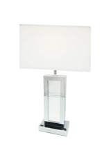 Monica - Table Lamp - Chrome by Crown Mark | Bel Furniture