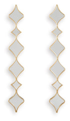 Harriswood - Accent Mirror Set (Set of 2) - Gold Finish