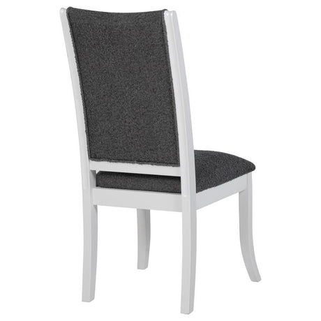 Judd - Upholstered Dining Side Chair (Set of 2) - Pearl White by Coaster Fine Furniture | Bel Furniture