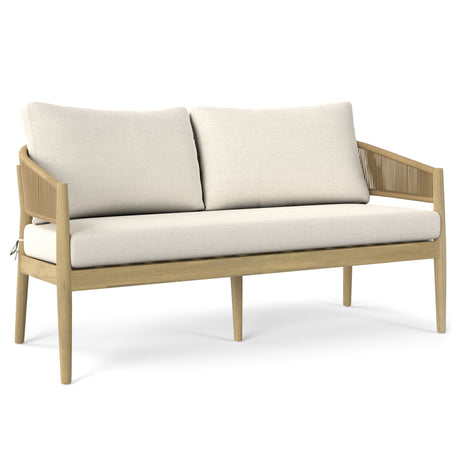 Bayshore - Outdoor Sofa - Natural by Simpli-Home | Bel Furniture
