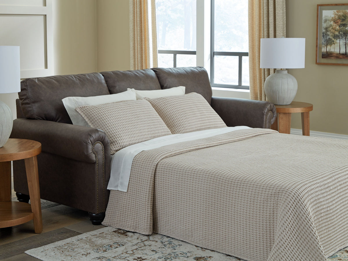 Roxmere - Umber - Queen Sofa Sleeper by Benchcraft® | Bel Furniture
