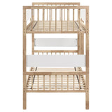 Dakota - Wood Twin Over Twin Bunk Bed - Natural by Coaster Fine Furniture | Bel Furniture