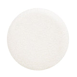 Nebula - Round Upholstered Ottoman - White