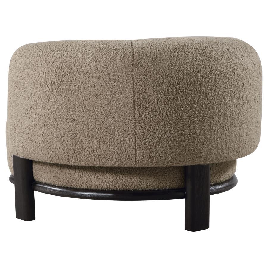 Lawler - Upholstered Barrel Back Accent Chair by CoasterEveryday | Bel Furniture