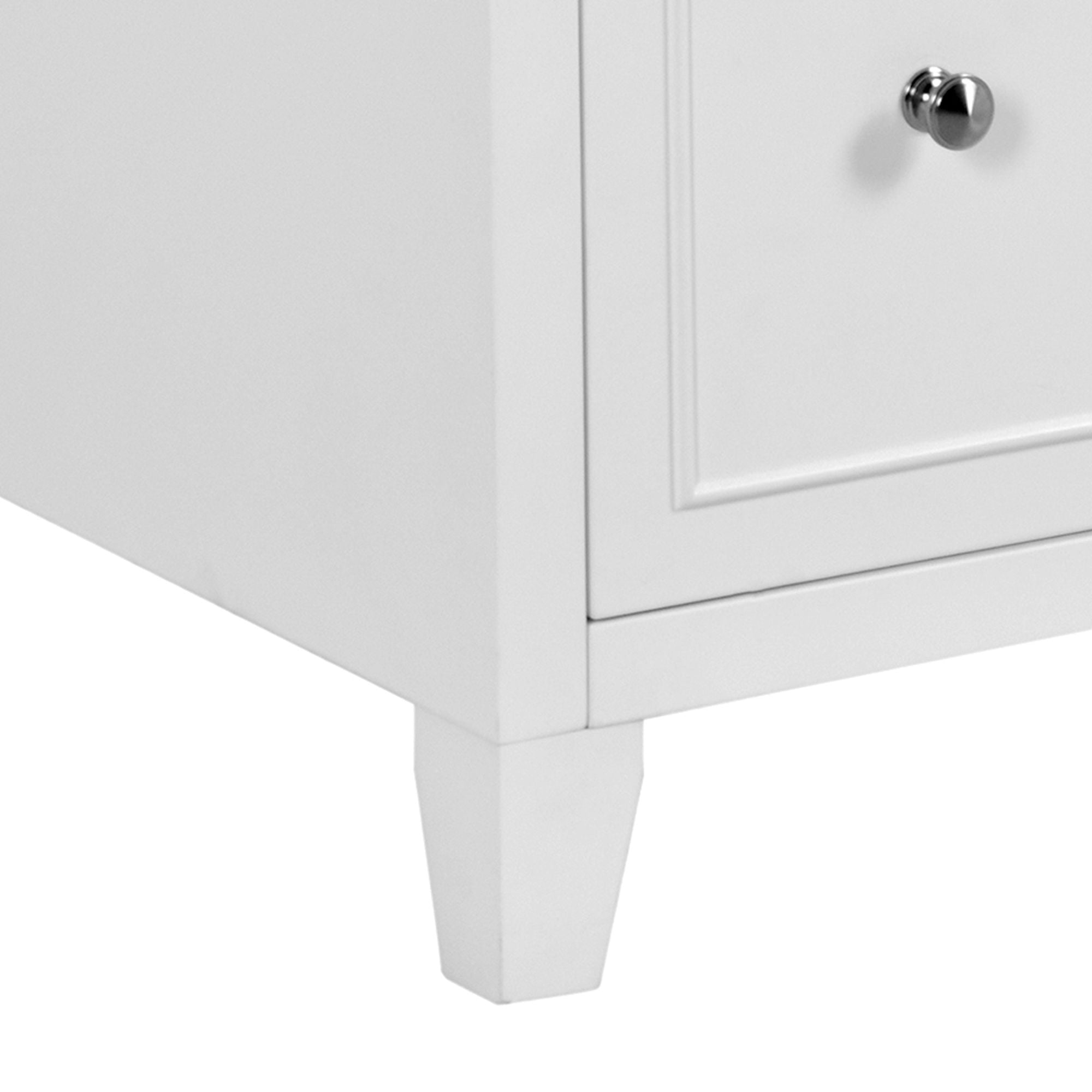 Bathroom Vanity Cabinet With Ceramic Basin, Double-Layer Drawer, Deep Drawer And Adjustable Shelf