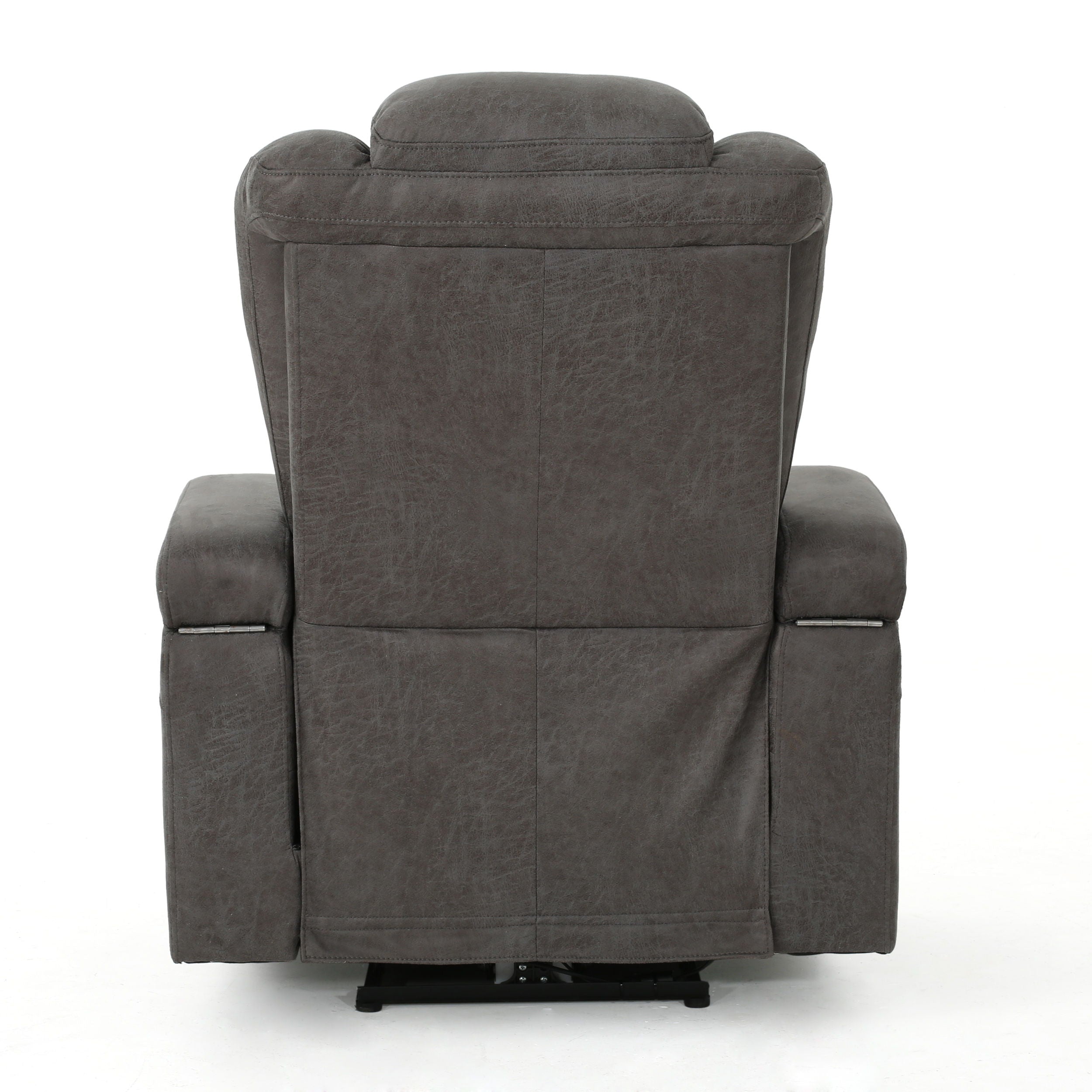 Wide Power Standard Recliner Chair With Arm Storage With USB