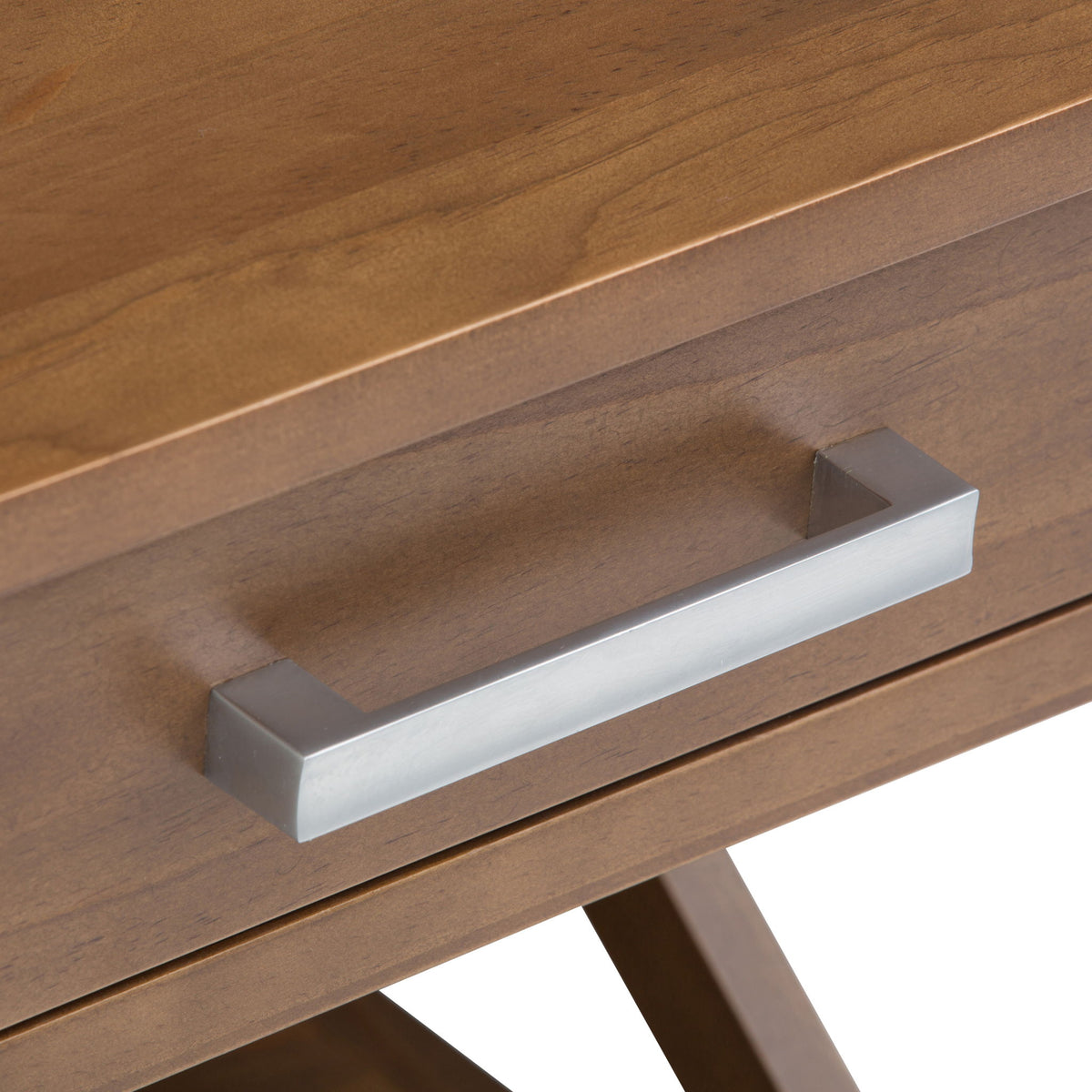 Kitchener - End Table - Medium Saddle Brown by Simpli-Home | Bel Furniture