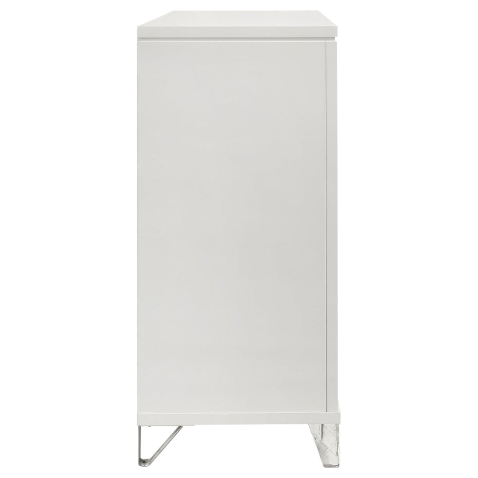 Marmore - 9-Drawer Dresser Cabinet - White