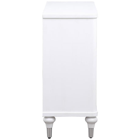 Cardella - 2 Door Mandala Accent Cabinet - Distressed White by Coaster Fine Furniture | Bel Furniture