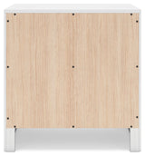 Binterglen - White - Two Drawer Night Stand by Signature Design by Ashley® | Bel Furniture