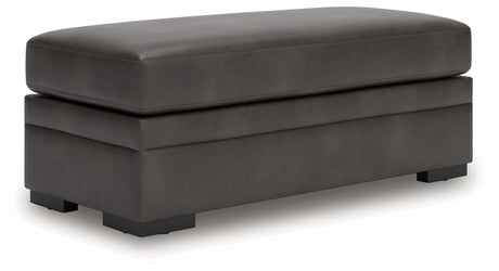 Lofton-Pike - Shadow - Oversized Accent Ottoman by Signature Design by Ashley® | Bel Furniture