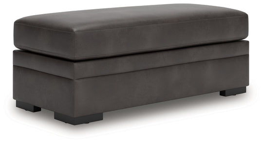 Lofton-Pike - Shadow - Oversized Accent Ottoman by Signature Design by Ashley® | Bel Furniture