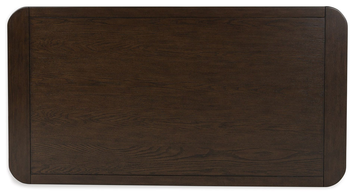 Breckington - Dark Brown - Rectangular Cocktail Table by Signature Design by Ashley® | Bel Furniture