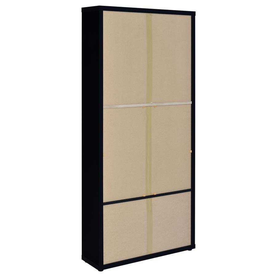 Hawthorne - 4-Shelf Glass Door Tall Cabinet With Drawers by Coaster Fine Furniture | Bel Furniture