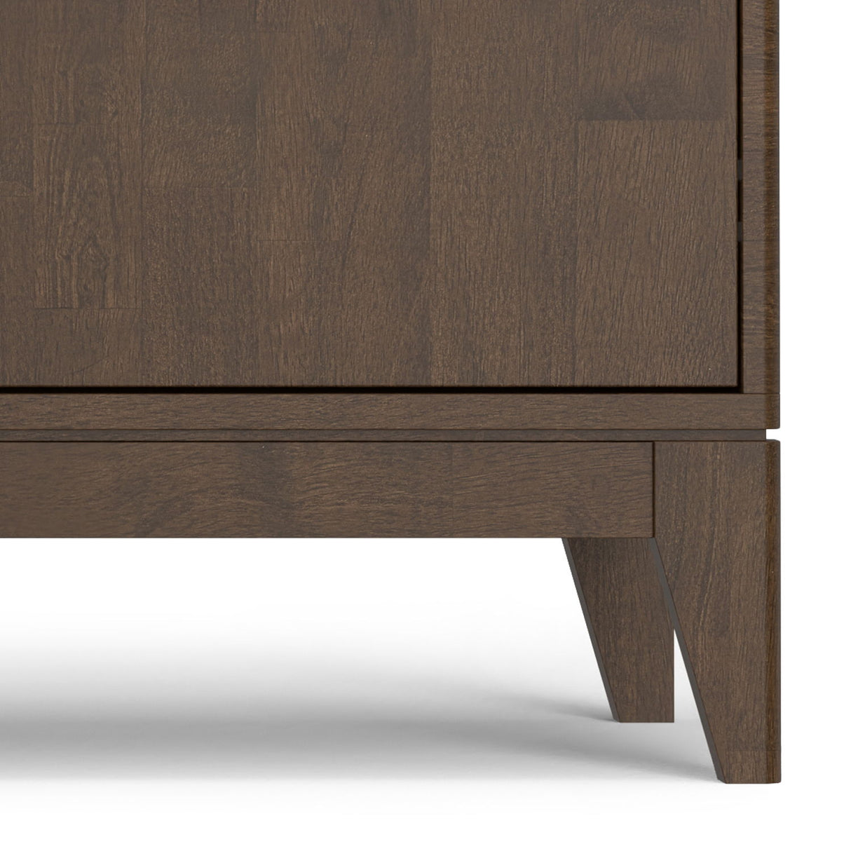 Harper - 3 Door Sideboard Buffet / Storage Cabinet - Walnut Brown by Simpli-Home | Bel Furniture