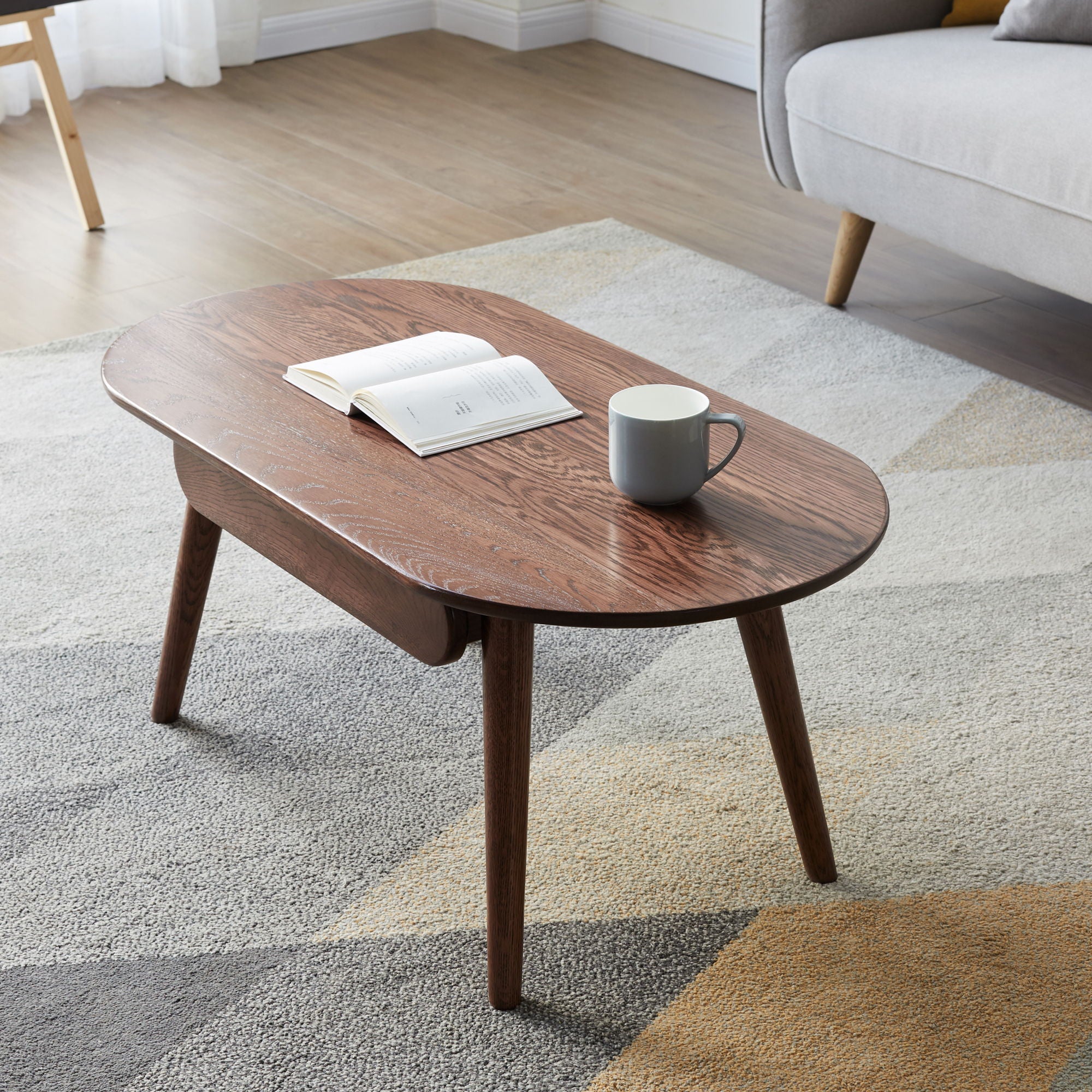 Capsule Centre Low Table With Drawers Coffee Table