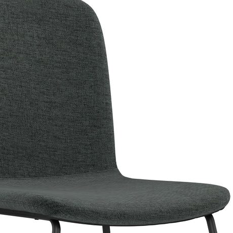 Wilcox - Dining Chair (Set of 2) - Charcoal Gray by Simpli-Home | Bel Furniture