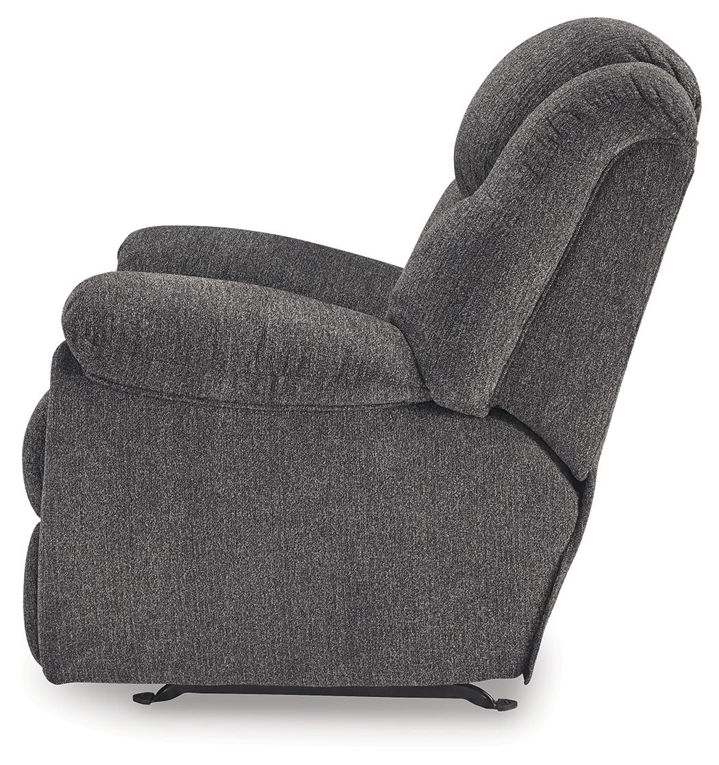 Foreside - Charcoal - Rocker Recliner by Signature Design by Ashley® | Bel Furniture