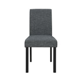 Sarang - Panda Dining Table With 4 Padded Dining Chairs - Black